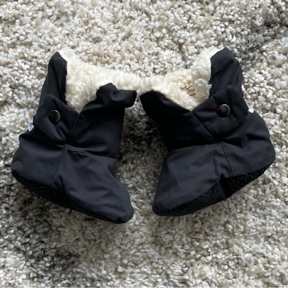 7Am Enfant Baby Booties Benji Sherpa 12-24M